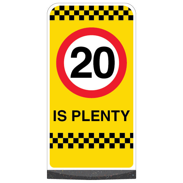 20 is Plenty – Yellow