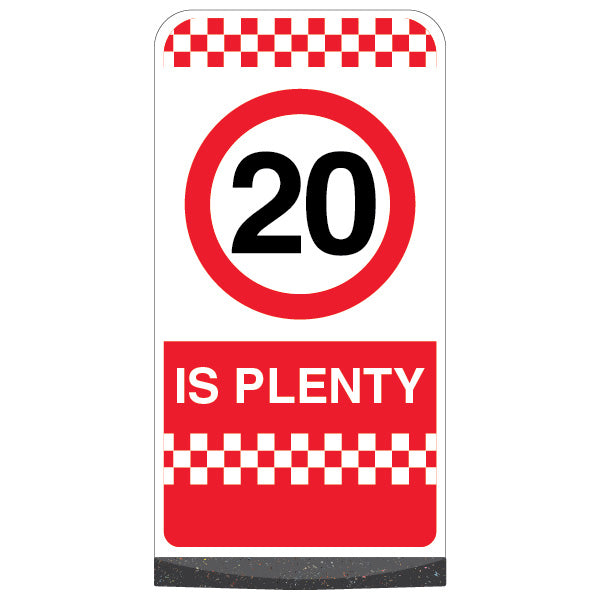 20 is Plenty – Red
