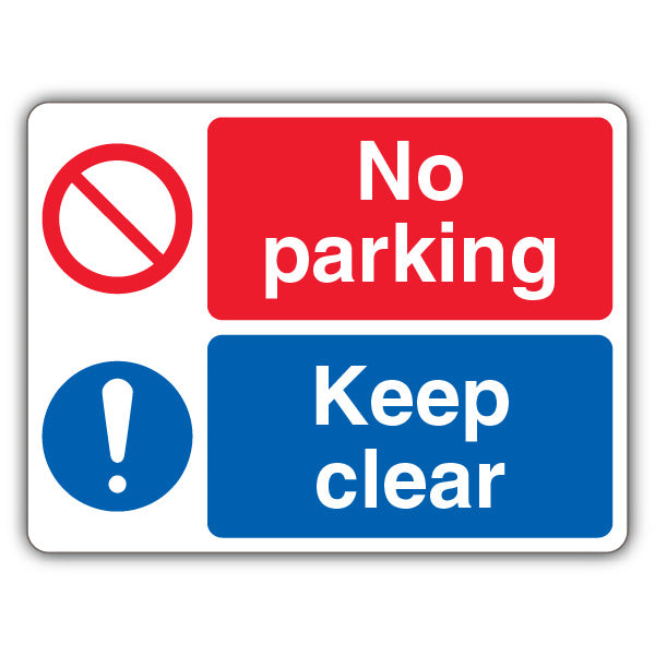 No Parking Keep Clear – Prohibition/Mandatory – Landscape