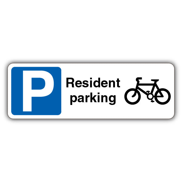 Resident Parking – Black Bicycle/Mandatory Parking