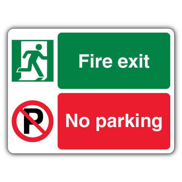 Fire Exit No Parking – Fire Escape/No Parking – Landscape
