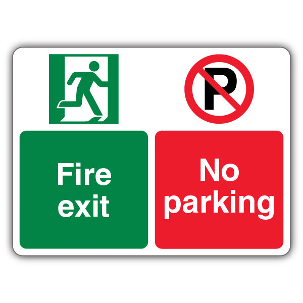 Fire Exit No Parking – Fire Escape/No Parking