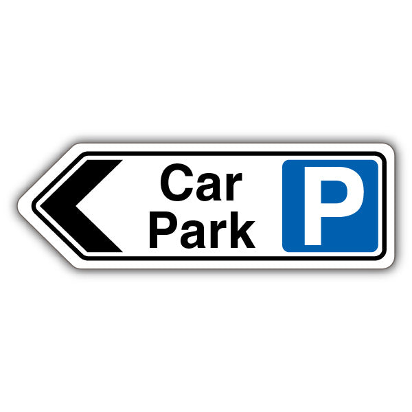 Car Park – Chevron/Mandatory Parking – Arrow Left
