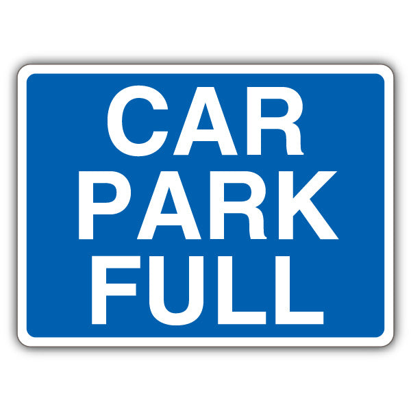 Car Park Full – Blue