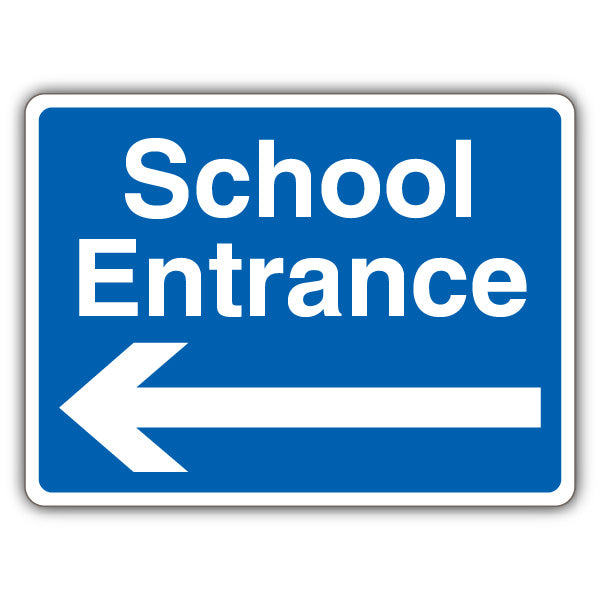 School Entrance – Arrow Left