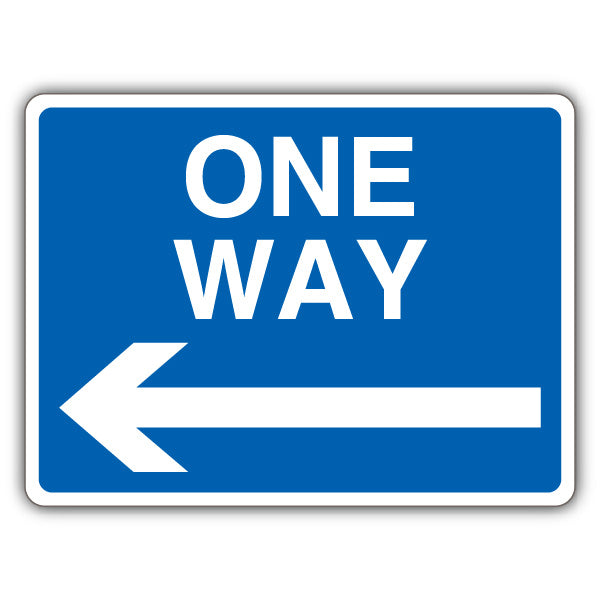 One Way – Arrow Left