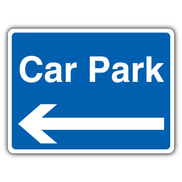 Car Park – Blue Arrow Left
