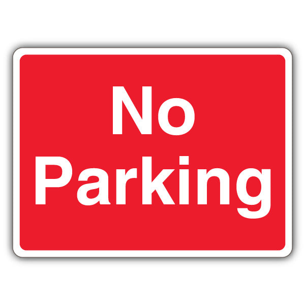 No Parking – Red Landscape