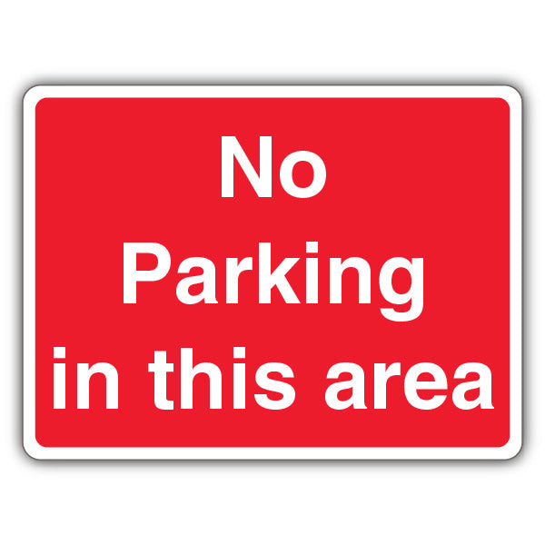 No Parking In This Area