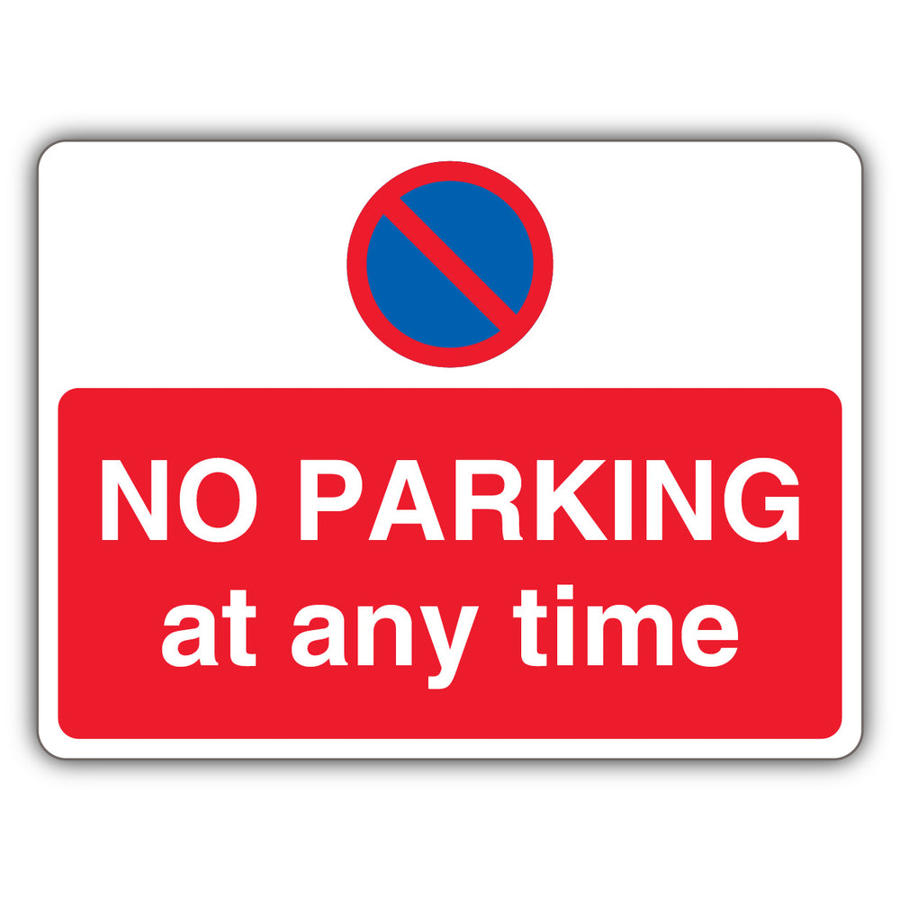 No Parking At Any Time – No Waiting – Landscape