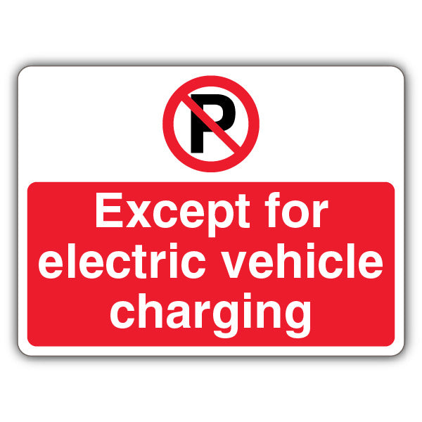Except Electric Vehicle Charging – Prohibition 'P' – Landscape