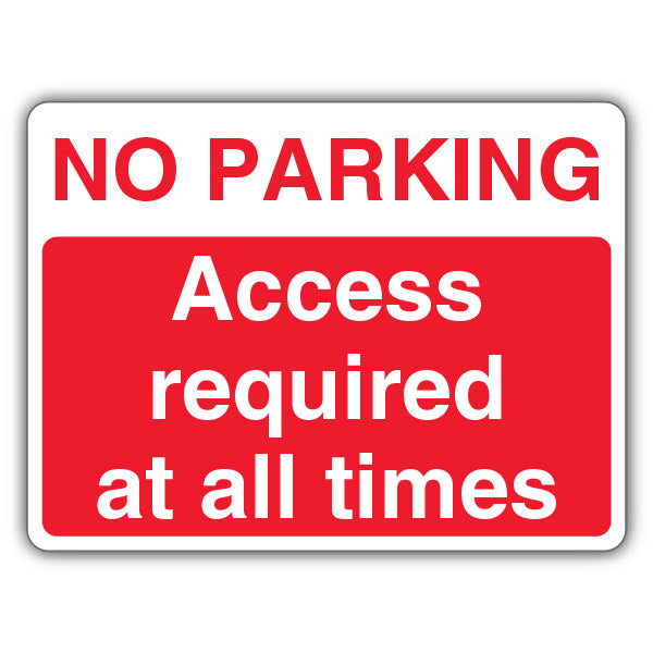 No Parking Access Required – Landscape