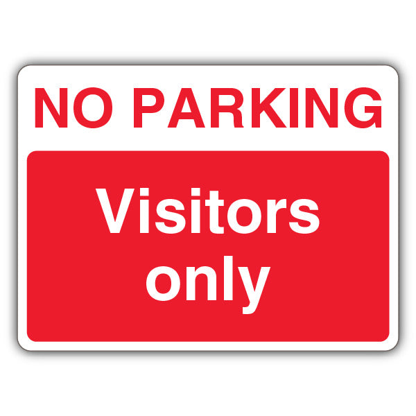 No Parking Visitors Only – Landscape