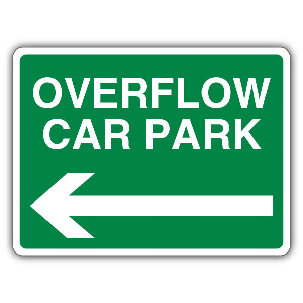 Overflow Car Park – Arrow Left – Landscape