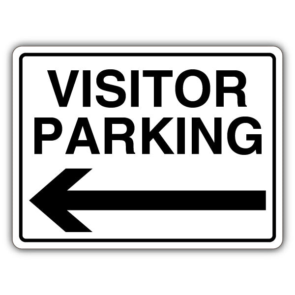 Visitor Parking – Arrow Left