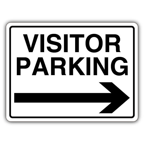 Visitor Parking – Arrow Right