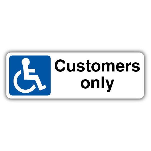 Customers Only – Mandatory Disabled – Landscape