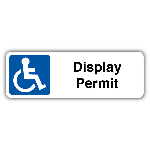 Display Permit – Mandatory Disabled – Landscape