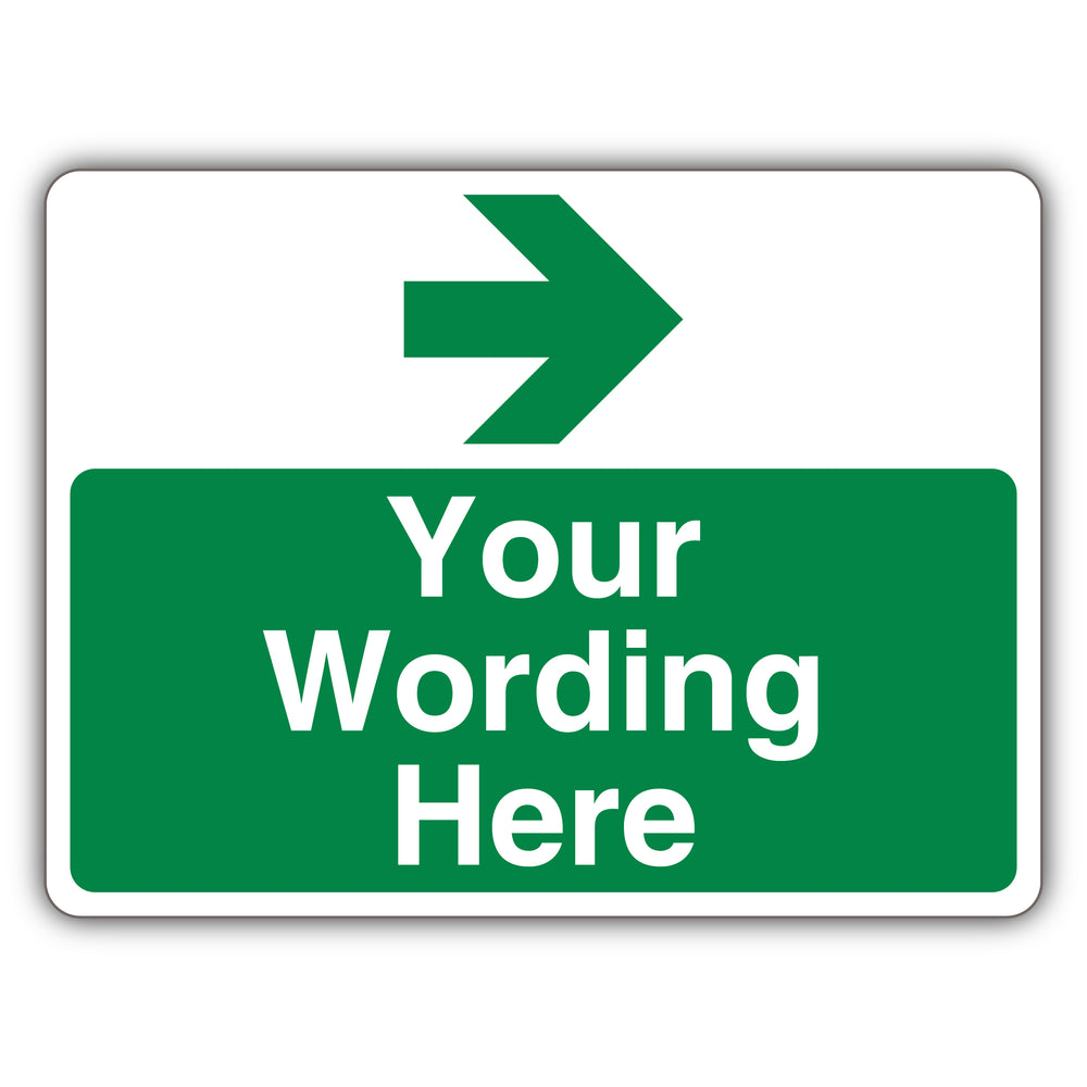Custom – Green Parking – Arrow Right – Landscape