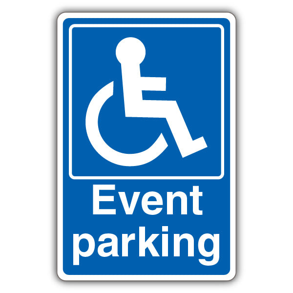 Event Parking – Mandatory Disabled – Blue