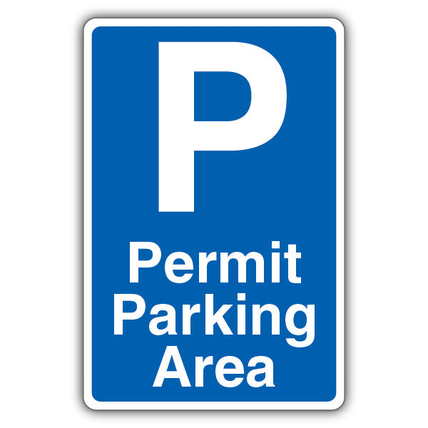 Permit Parking Area – Blue