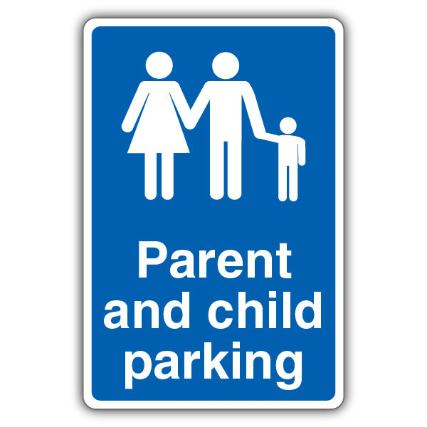 Parent And Child Parking – Blue