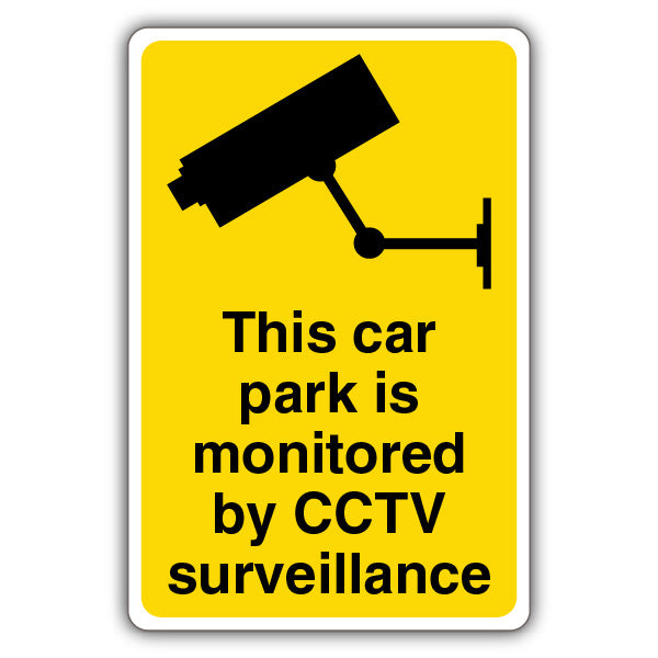 This Car Park Is Monitored By CCTV Surveillance – CCTV Camera