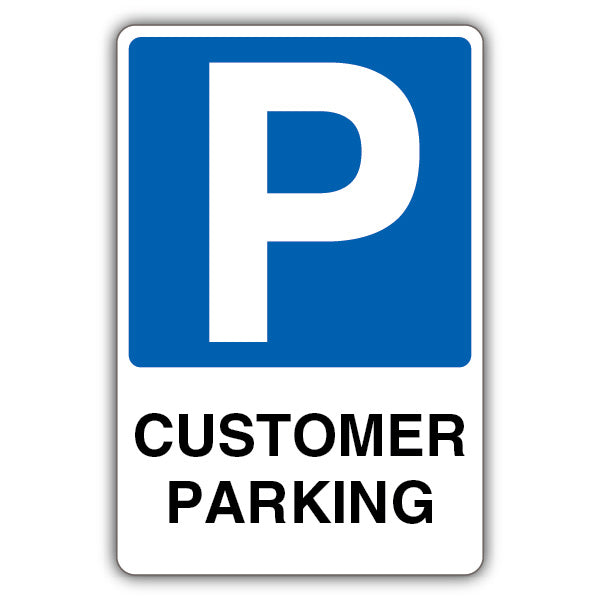 Customer Parking – Mandatory Blue Parking