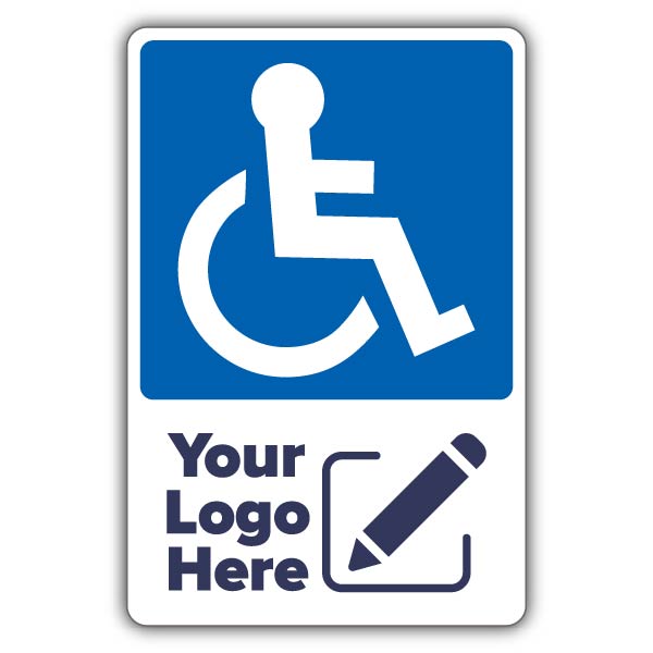 Large Disabled Parking Icon – Add Your Logo