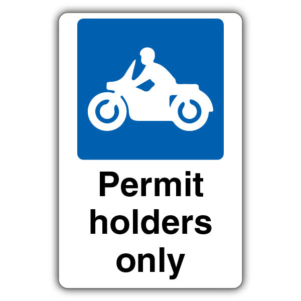 Permit Holders Only – Motorcycle Parking