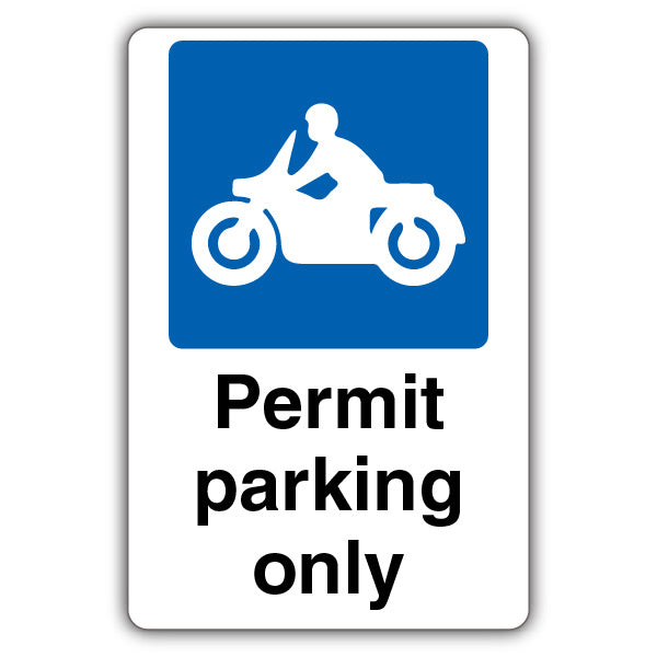 Permit Parking Only – Mandatory Motorcycle Parking