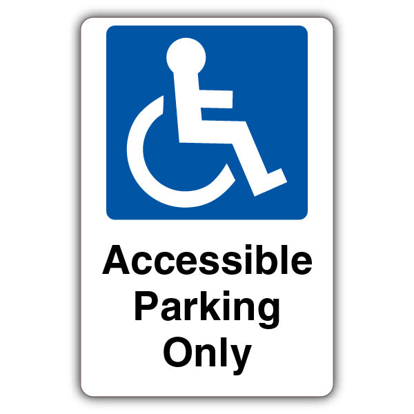 Accessible Parking Only