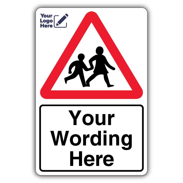 Children Crossing – Add Your Logo