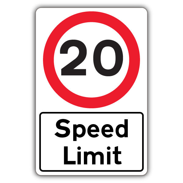 Speed Limit – Speed Limit 20 MPH