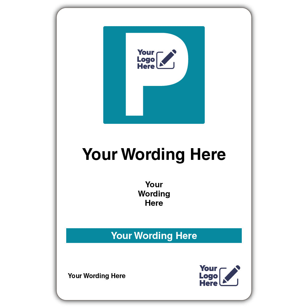 Car Park Entrance Custom – Portrait – Your Wording Here
