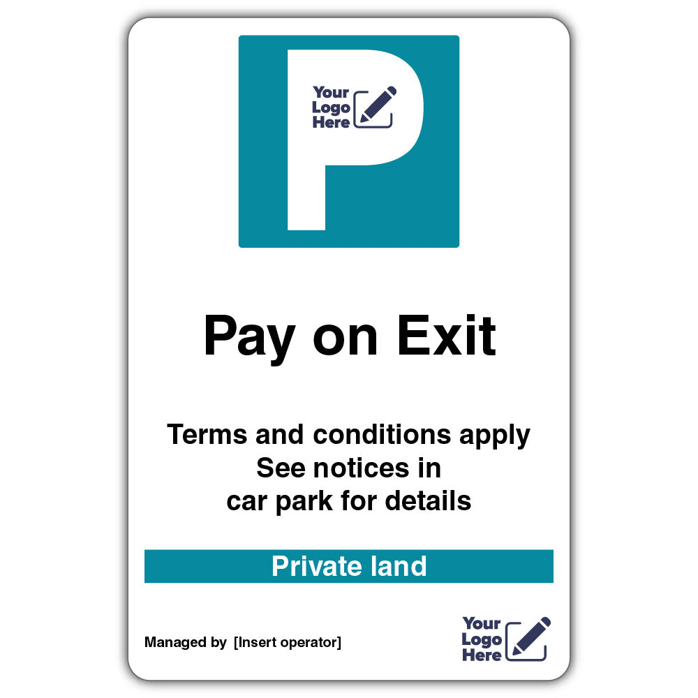 Pay on Exit Terms and Conditions Apply – Portrait Bold