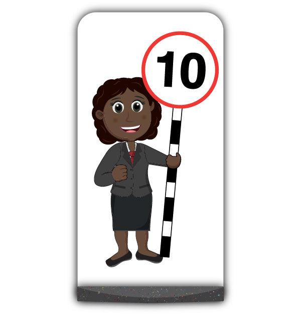 Teacher Flat Panel Pavement Sign – Ms Simmons – 10 mph