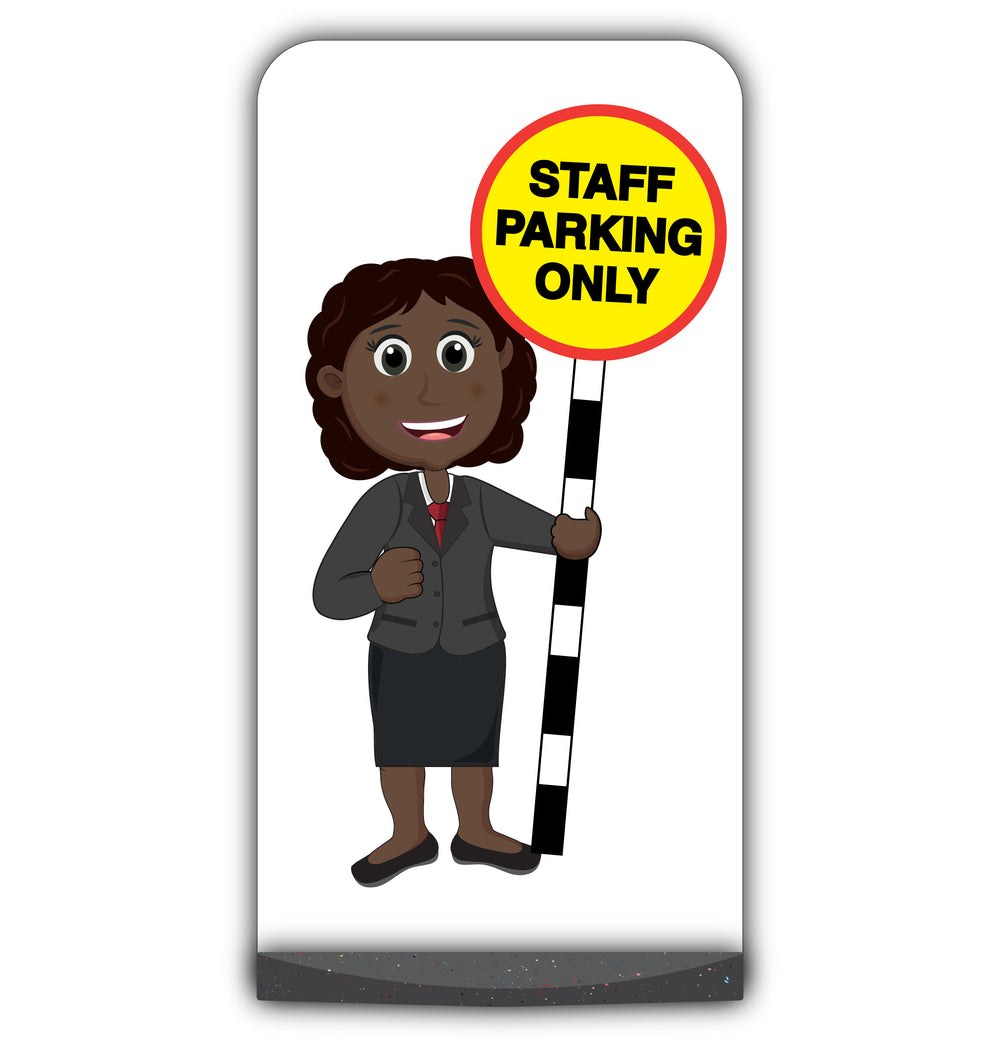 Teacher Flat Panel Pavement Sign – Ms Simmons – Staff Parking Only