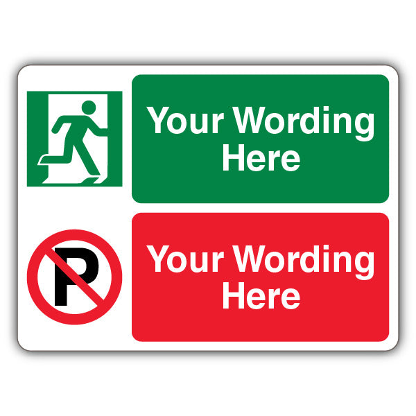 Custom – Fire Escape/No Parking – Landscape