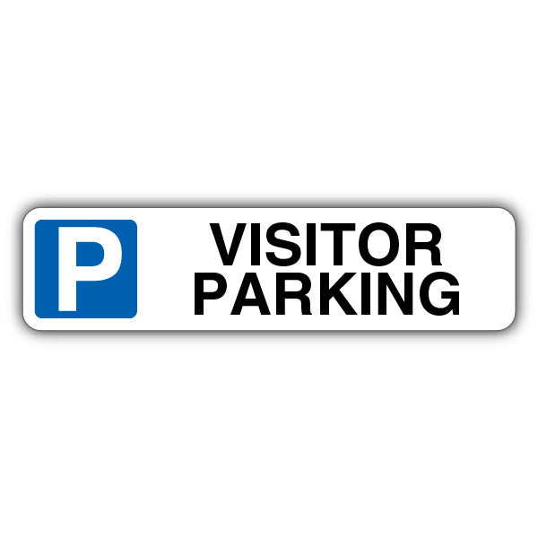 Visitor Parking – Mandatory Blue Parking – Kerb Sign