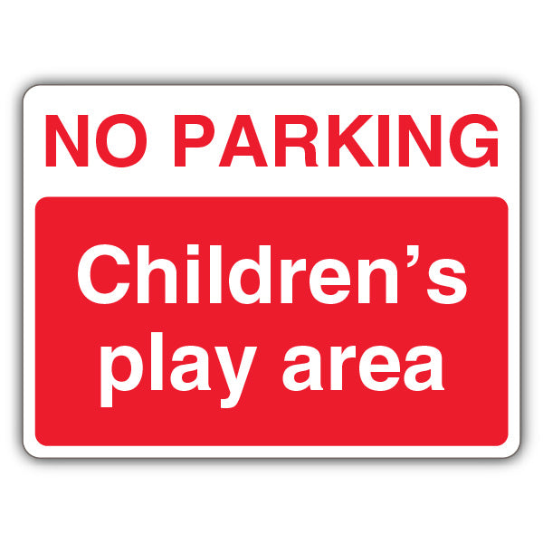 No Parking Children's Play Area – Landscape