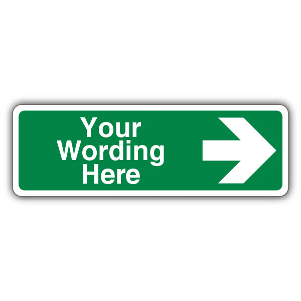 Custom – Green Safe Condition – Slim Arrow Right
