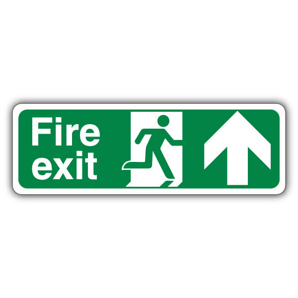 Fire Exit Arrow Up