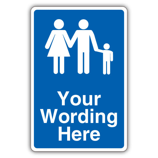 Custom – Mandatory Family Parking – Blue