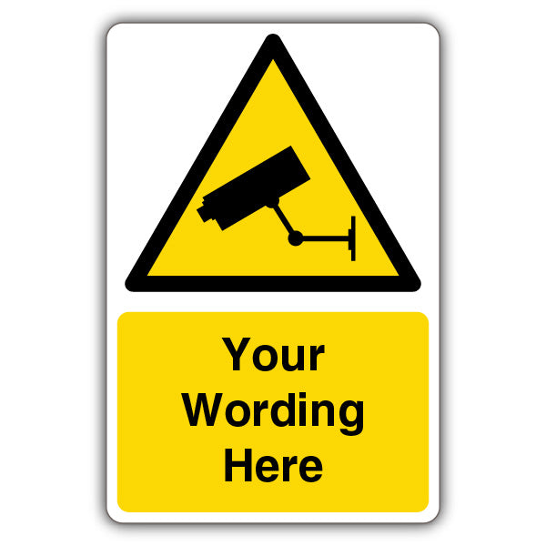 Custom – CCTV Triangle – Large Symbol
