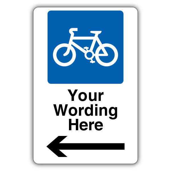 Custom – Mandatory Cycle Parking – Arrow Left