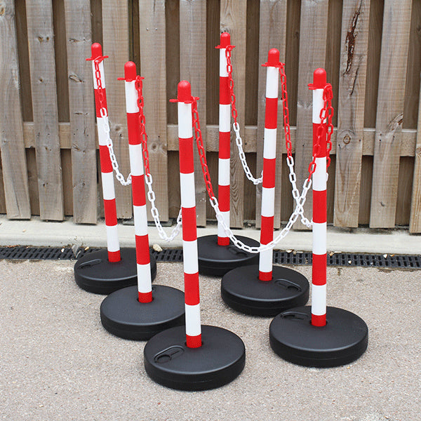Post and Chain Complete Barrier Kit