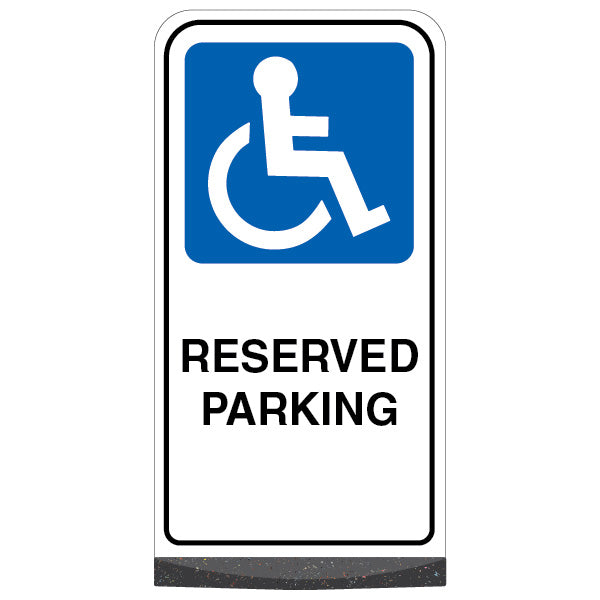Freestanding Sign – Reserved Parking – Mandatory Disabled