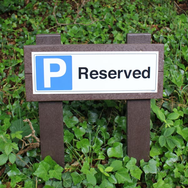Recycled Plastic Sign Post