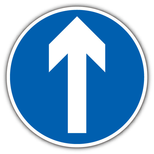 Arrow Up – Circle Symbol